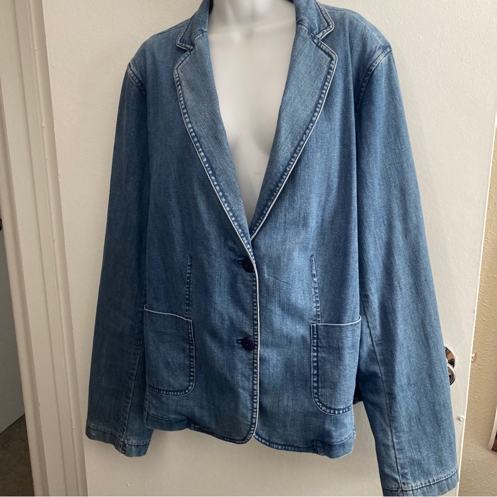 Vintage pendleton womens jean jacket Tall XL